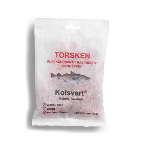 Sweets: Kolsvart Swedish Candy Fish by Bella Cucina – Sweets