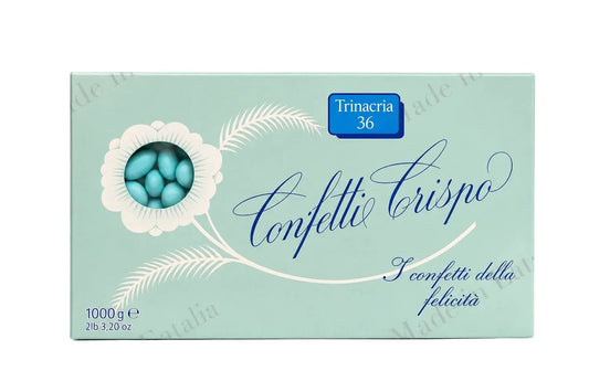 Crispo Trinacria confetti Jordan almonds at Bella Cucina in Atlanta