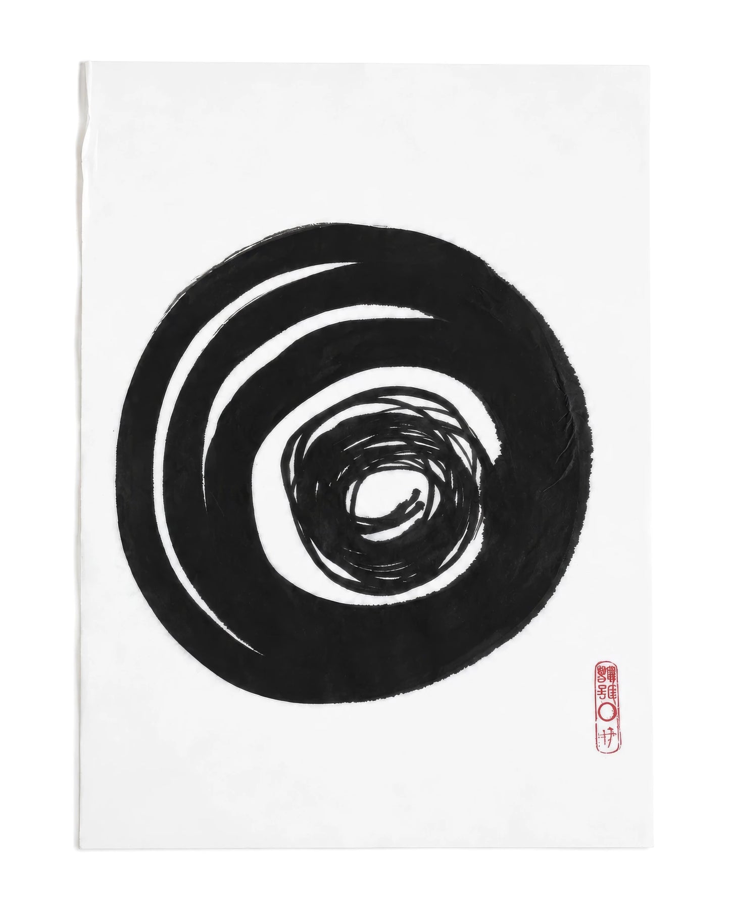 The KAZ collection - Japanese ink works on paper by Alisa Barry | ensO series- "no beginning, no end" nO. 33 by Bella Cucina – AB Art