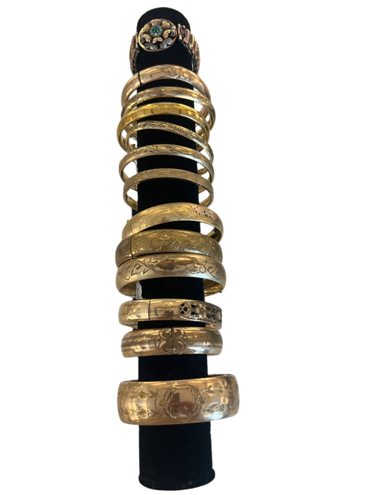 Bella Cucina - Vintage 12 - 14K Gold Bracelets - 