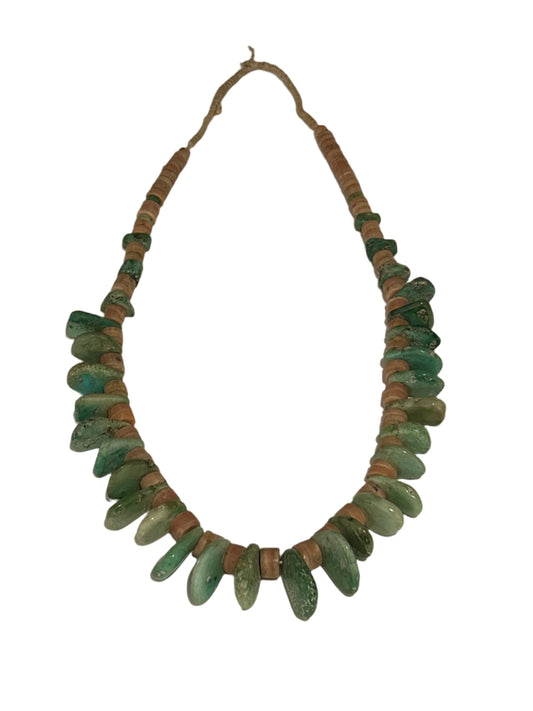 Bella Cucina - Vintage 1930’s Turquoise Navajo Necklace - 
