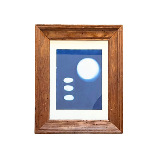 Vintage Italian Frame Cyanotype