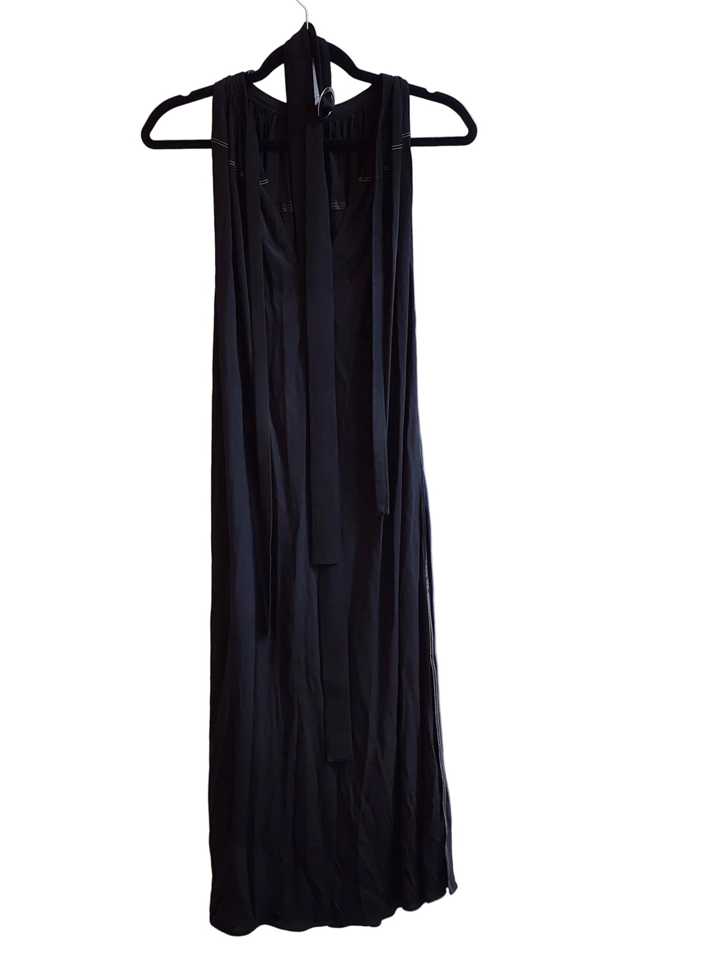 Vintage Clothing: Blue Linen Sleeveless Dress with Belt by Bella Cucina –