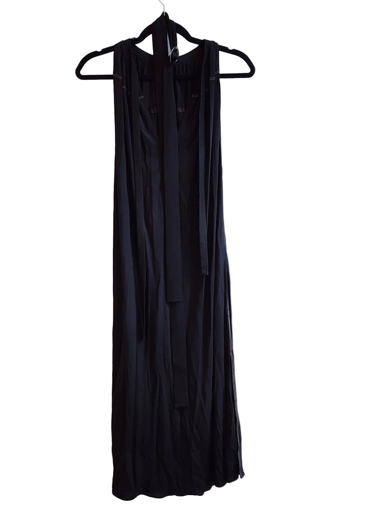 Vintage Clothing: Blue Linen Sleeveless Dress with Belt by Bella Cucina –