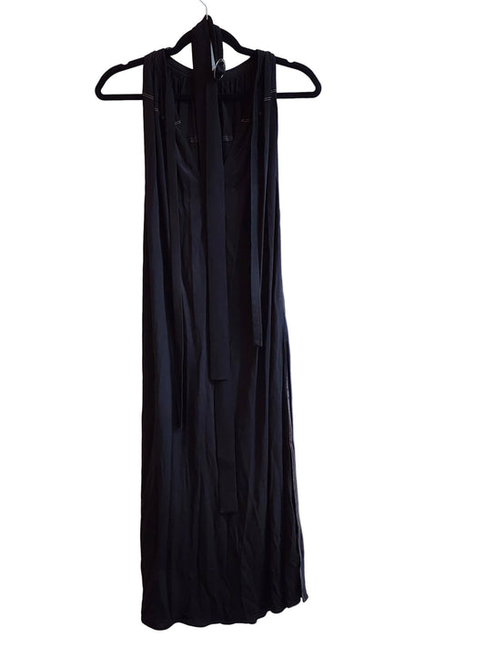 Vintage Clothing: Blue Linen Sleeveless Dress with Belt by Bella Cucina –