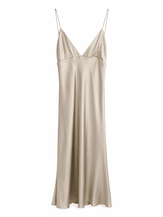 Vintage Clothing: Champagne Slip Dress by Bella Cucina – Vintage Clothing: Dress