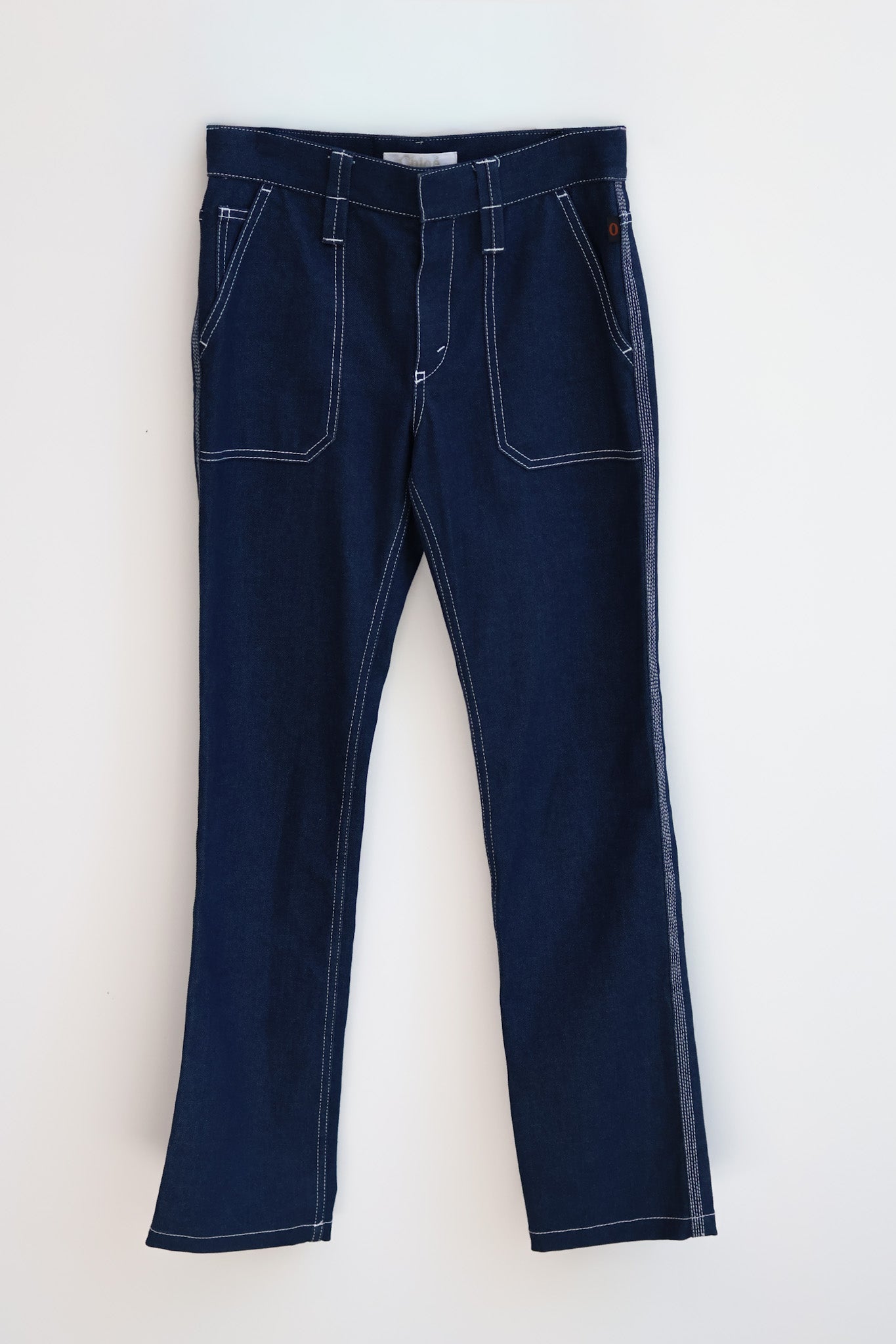 Vintage Clothing: Chloé, Contrast Stitch Jeans by Bella Cucina – Vintage Clothing: Denim
