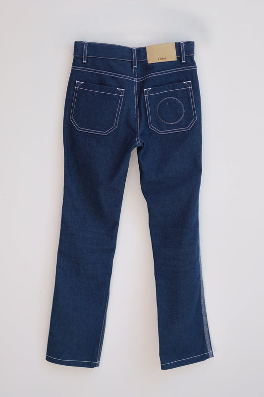 Vintage Clothing: Chloé, Contrast Stitch Jeans by Bella Cucina – Vintage Clothing: Denim