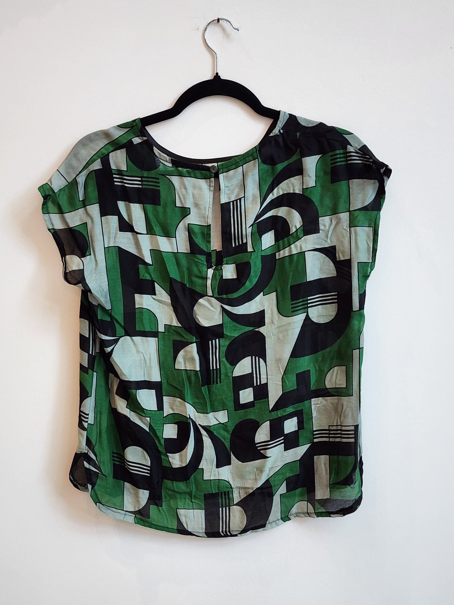 Vintage Clothing: Italian Handmade Silk Blouse by Bella Cucina –