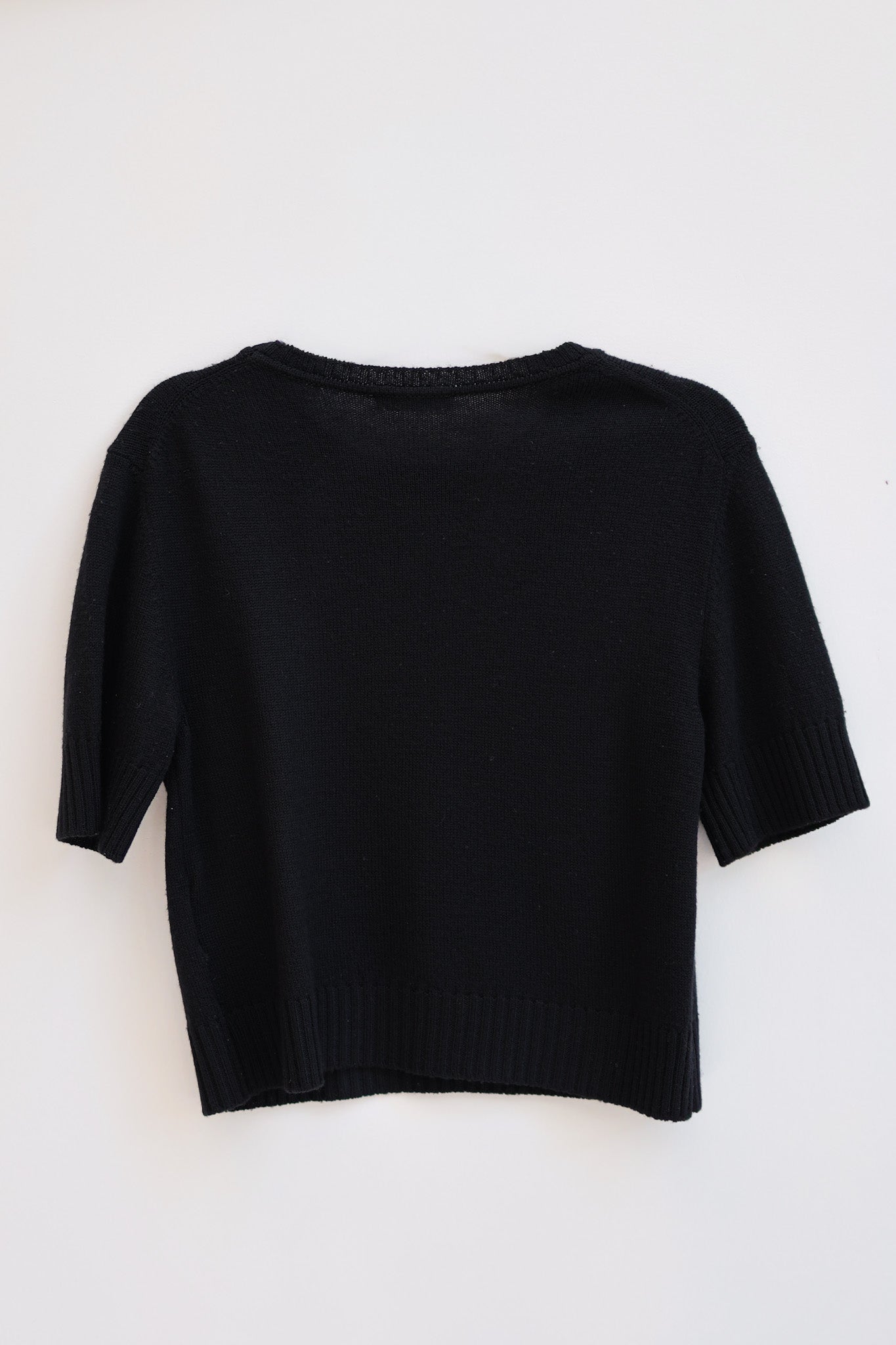 Vintage Clothing: Jil Sander, Short Sleeve Wool Knit Top by Bella Cucina – Vintage Clothing: Top