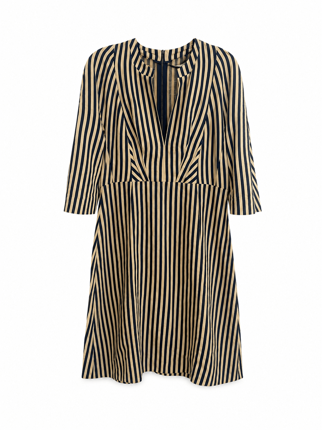 Vintage Clothing: Marni Blue and Cream Striped Dress