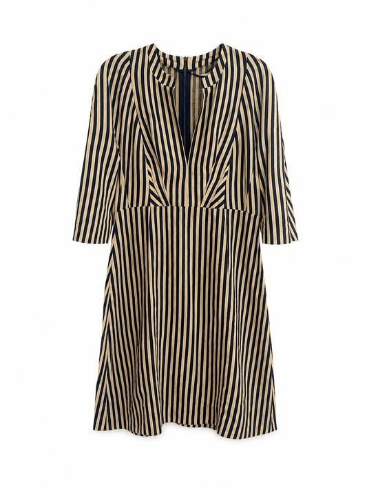 Vintage Clothing: Marni Blue and Cream Striped Dress by Bella Cucina – Vintage Clothing: Dress