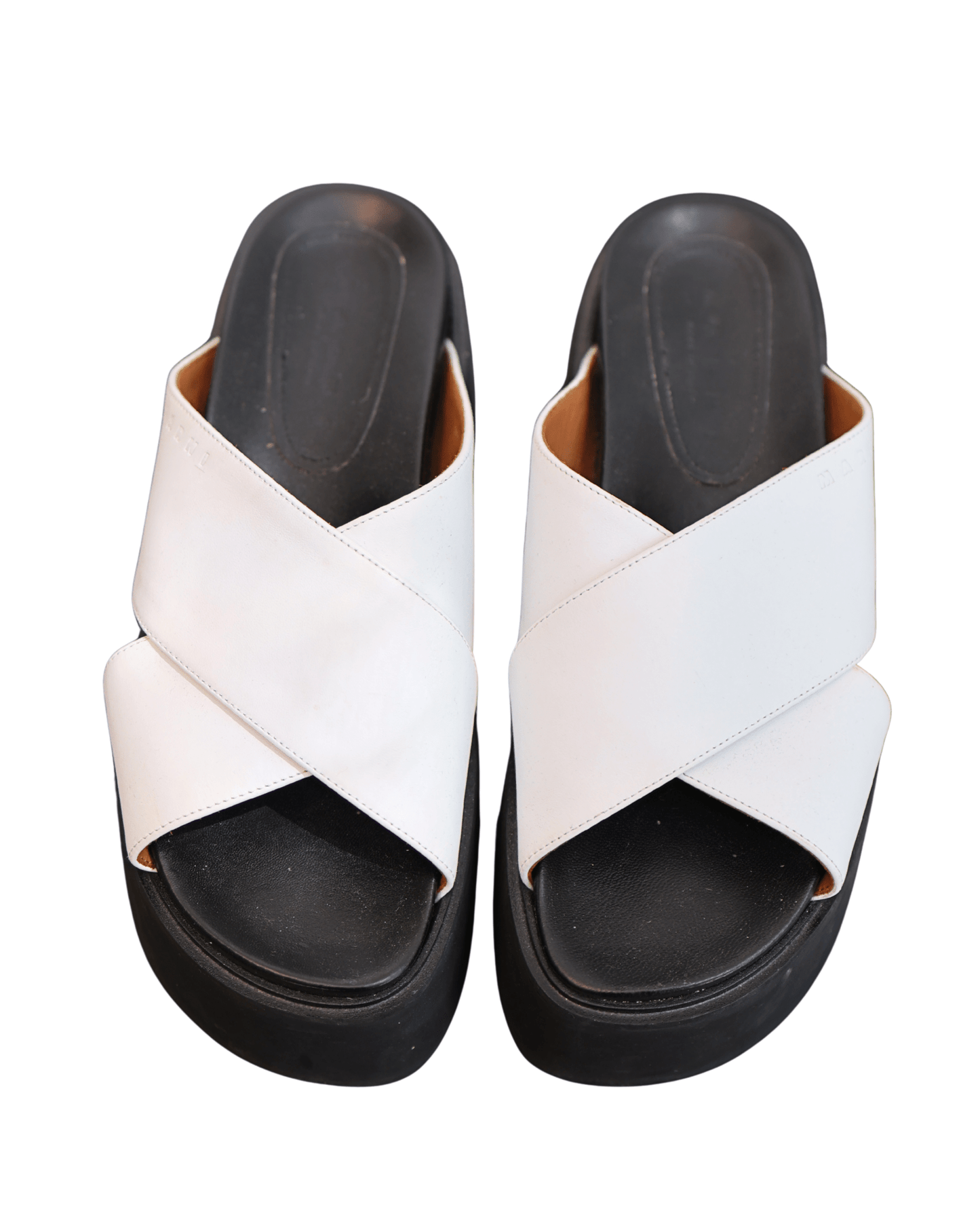 Vintage Clothing: Marni, Crossover Platform Sandals by Bella Cucina – Vintage Clothing: Sandals
