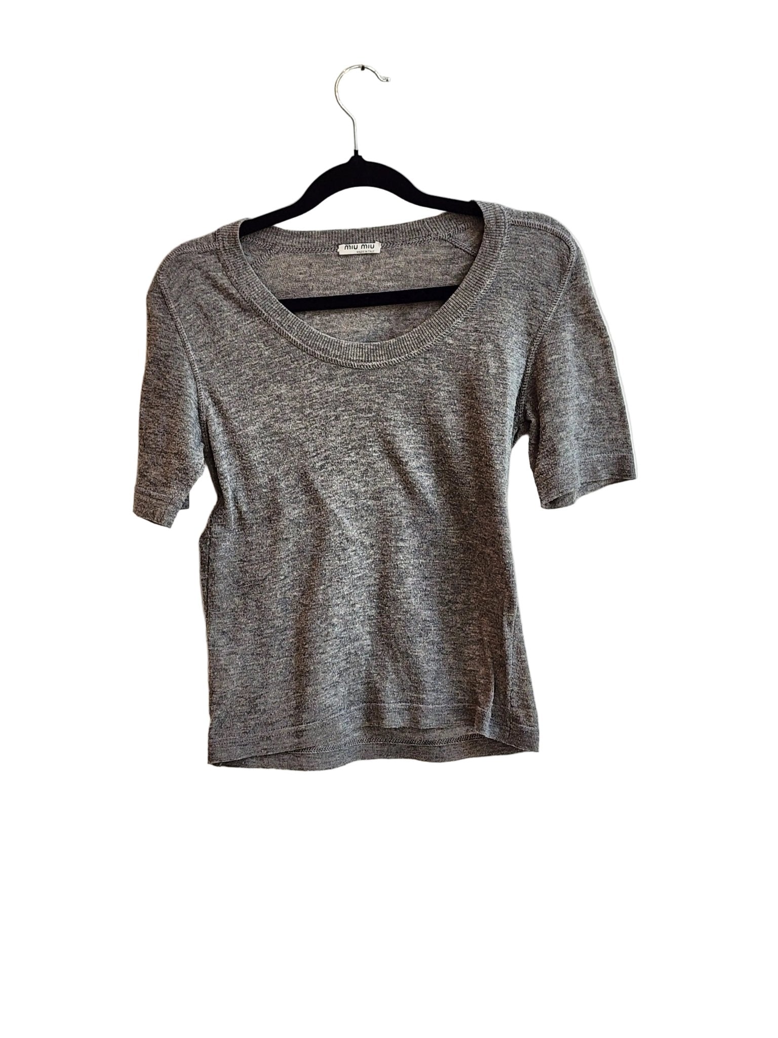 Vintage Clothing: Miu Miu Grey Sweater by Bella Cucina –