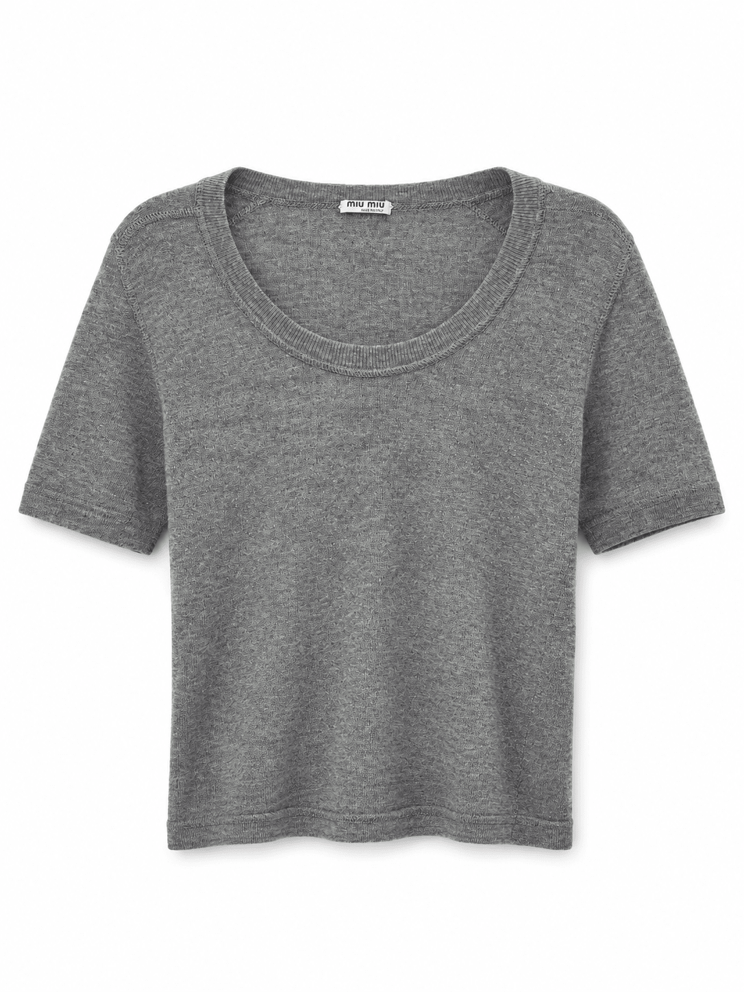 Vintage Clothing: Miu Miu Grey Top by Bella Cucina – Vintage Clothing: Top