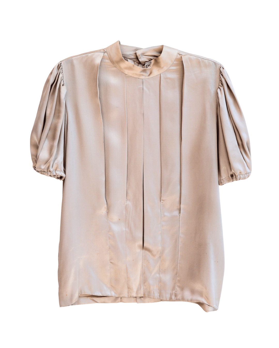 Vintage Clothing: Pacabú, Pleated Silk Blouse by Bella Cucina – Vintage Clothing: Blouse