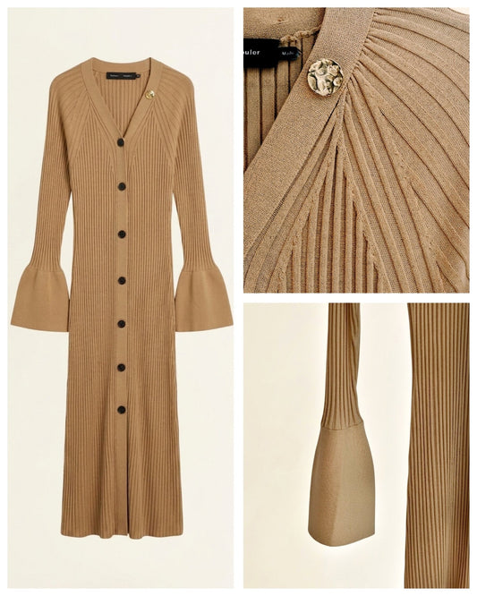 Vintage Clothing: Proenza Schouler, Rib Knit Cardigan Dress by Bella Cucina – Vintage Clothing: Dress