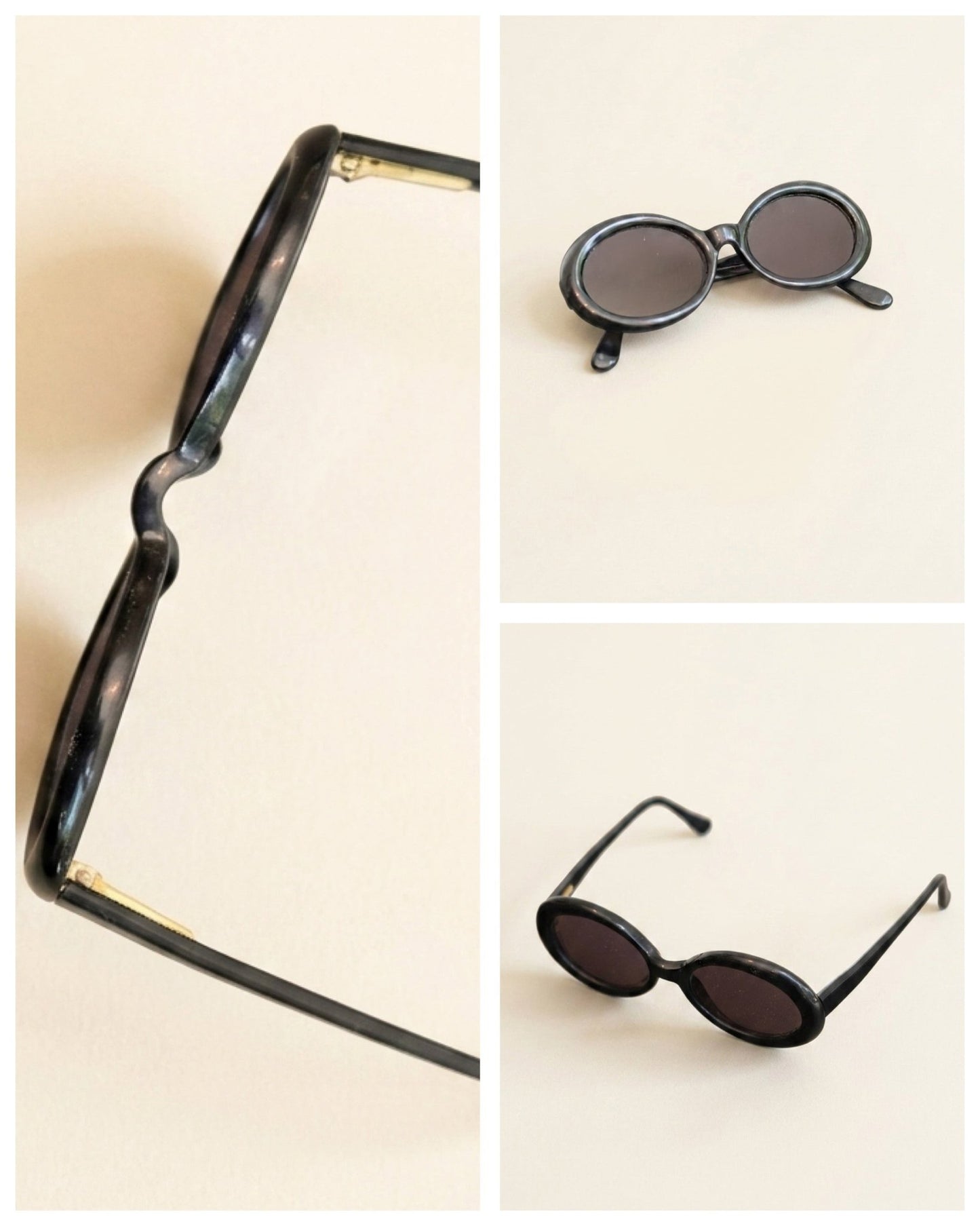 Vintage Clothing: Thomas O'Brien, Italian Oval Sunglasses by Bella Cucina – Vintage Clothing: Sunglasses