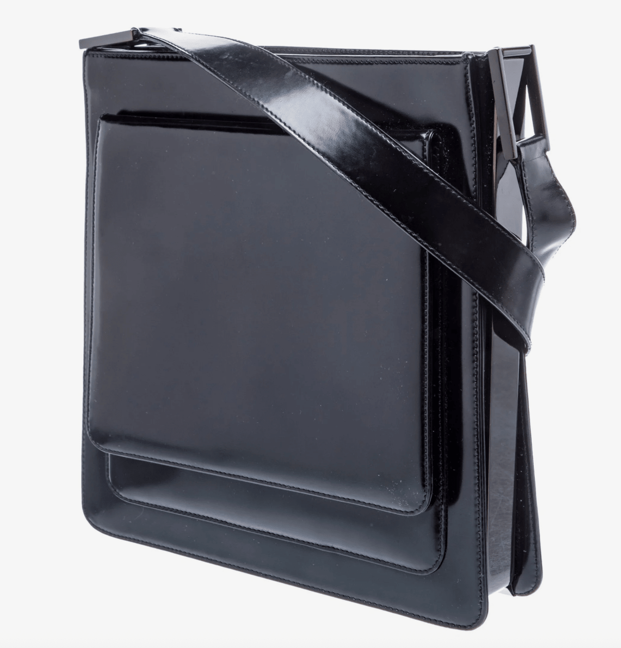 Vintage Gucci Black Leather Handbag by Bella Cucina – clothing