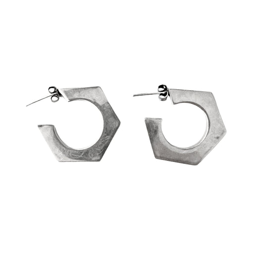 Vintage Silver Earrings by Bella Cucina –