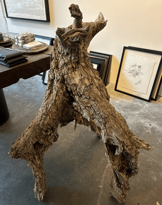 Vintage Wood Sculptures by Bella Cucina – sculpture