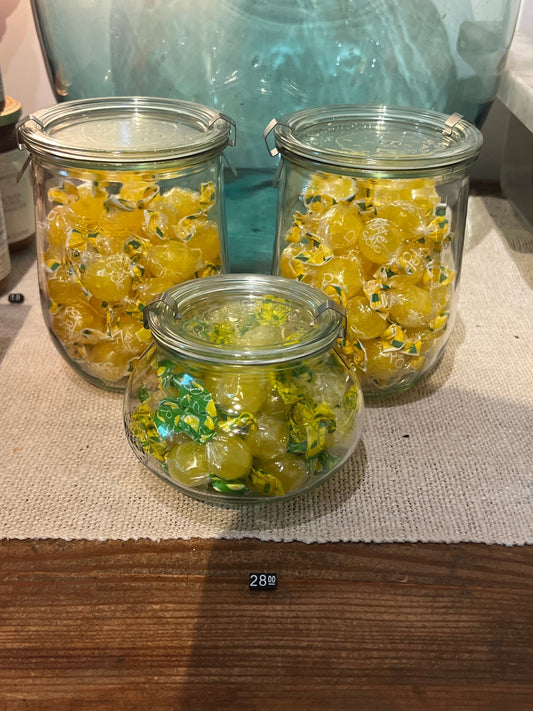 Weck glass candy jar at Bella Cucina in Atlanta