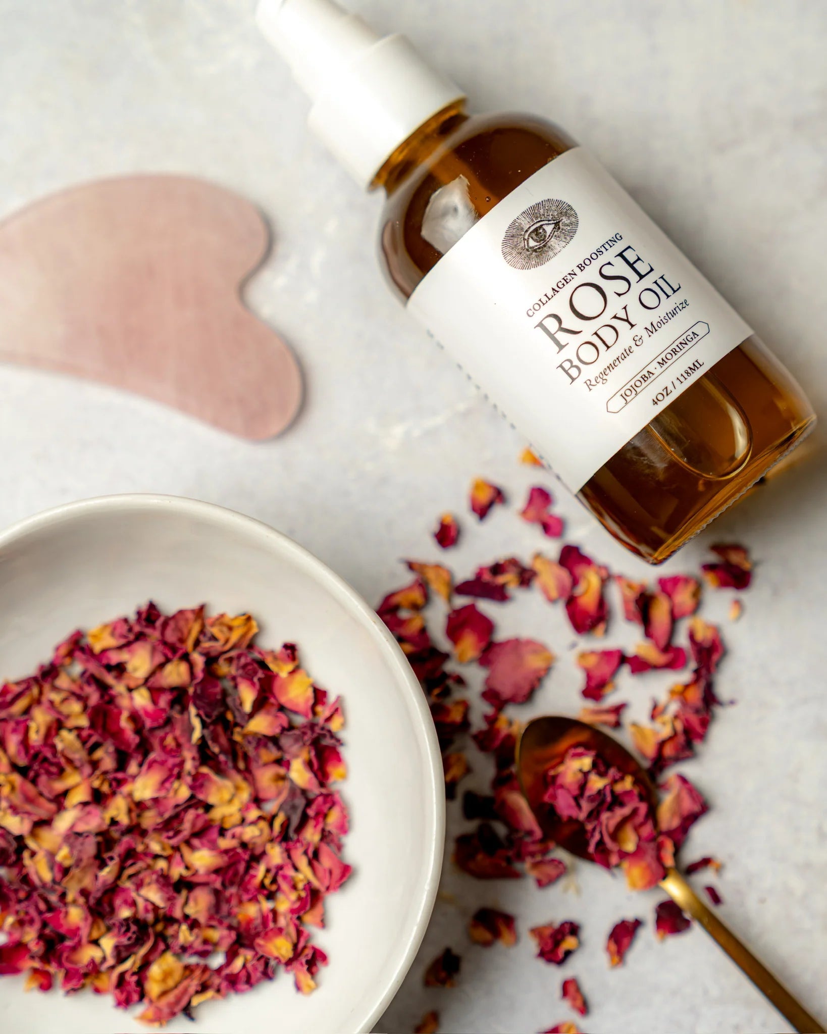 Wellness: Anima Mundi Rose Body Oil by Bella Cucina – Wellness: Body Oil