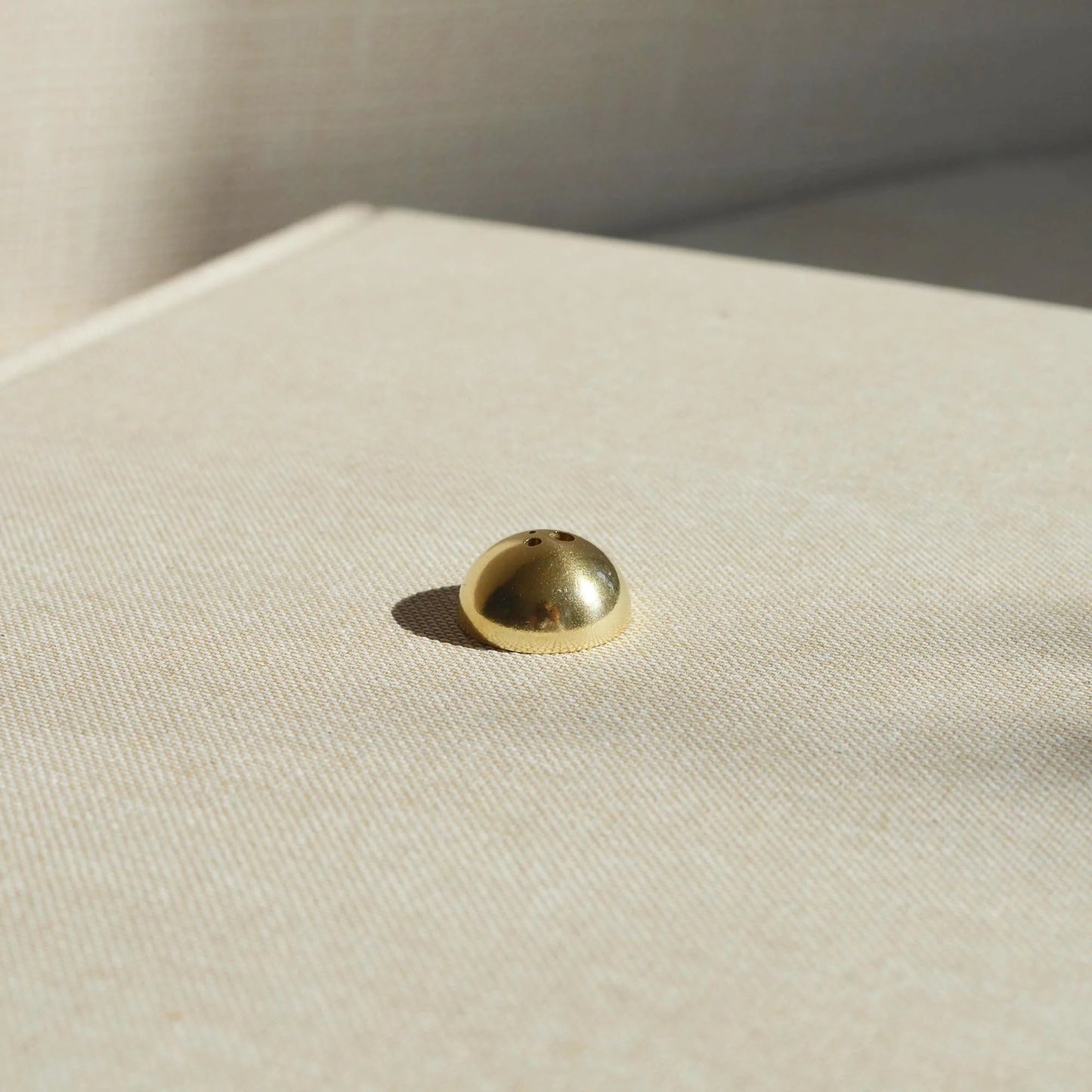 Wellness: Cedar & Myrrh Brass Incense Holder by Bella Cucina – Wellness: Incense Holder