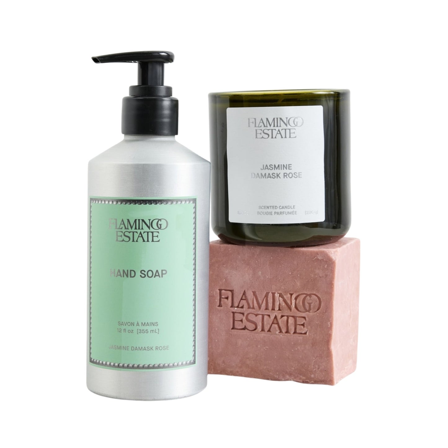 Wellness: Flamingo Estate Jasmine & Rose Bath Set by Bella Cucina – Wellness: Bath Set