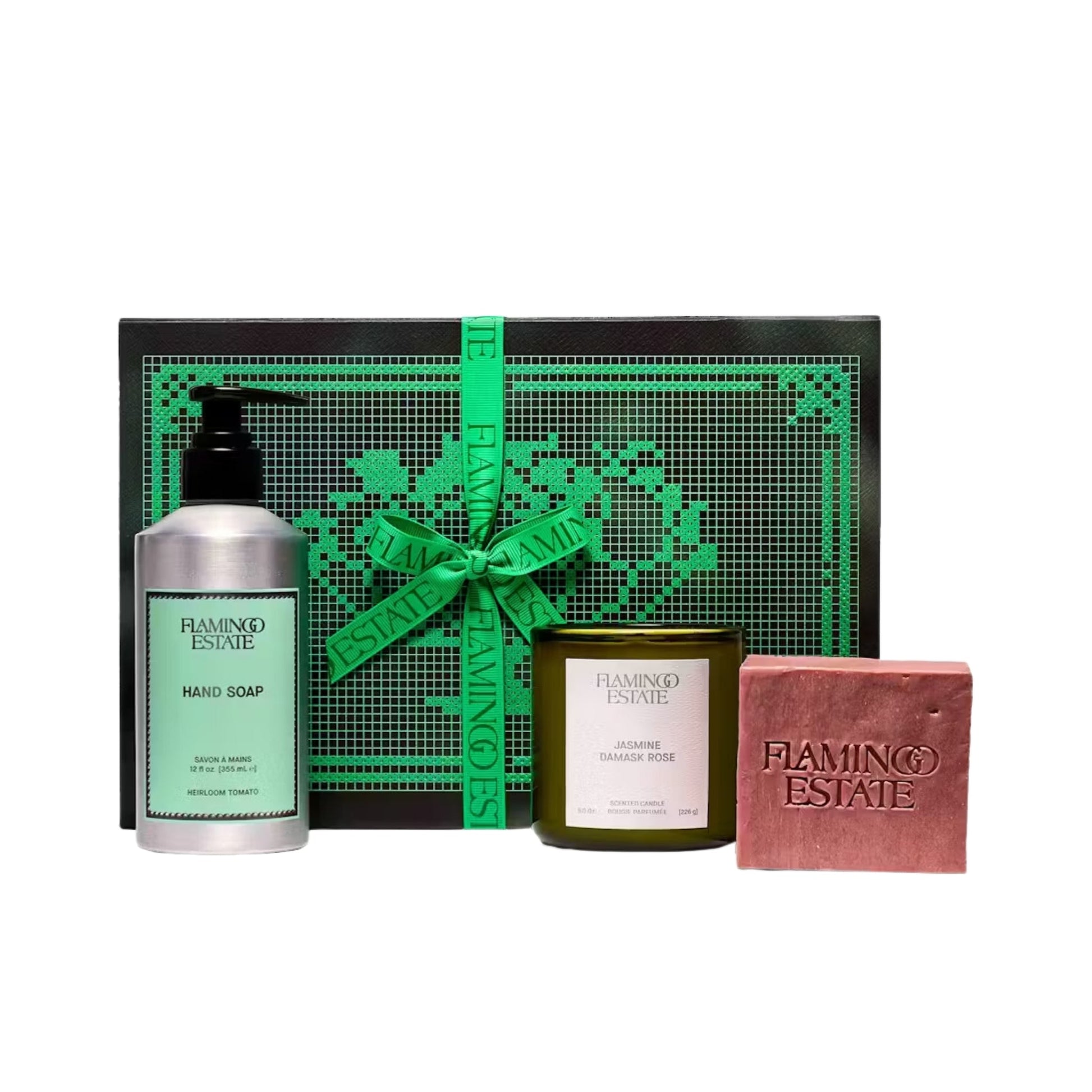 Wellness: Flamingo Estate Jasmine & Rose Bath Set by Bella Cucina – Wellness: Bath Set