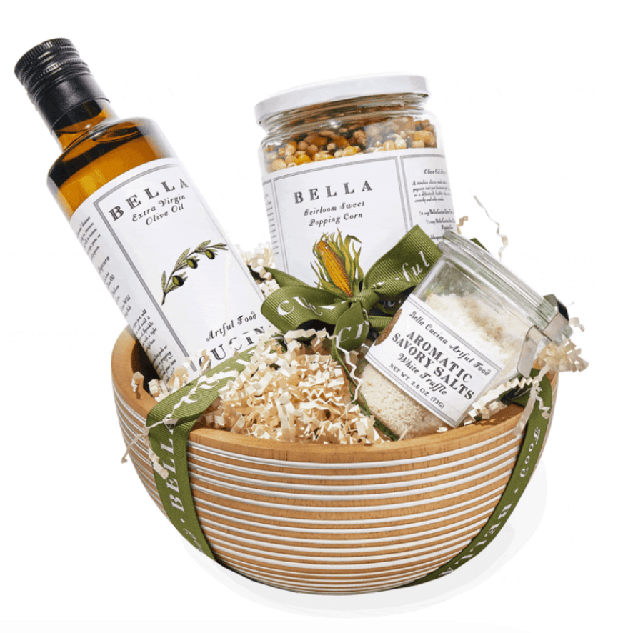 Wholesale Sweet Heirloom Popcorn Gift with White Truffle Salt - OPRAH'S FAVORITE THINGS 2024! (Case of 6) by Bella Cucina – Wholesale Artful Food Gifts