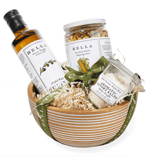 Wholesale Sweet Heirloom Popcorn Gift with White Truffle Salt - OPRAH'S FAVORITE THINGS 2024! (Case of 6) by Bella Cucina – Wholesale Artful Food Gifts
