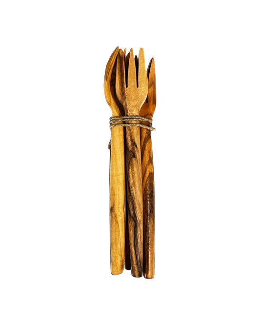 Woodware: Olive Wood Mini Fork by Bella Cucina – Woodware: Fork