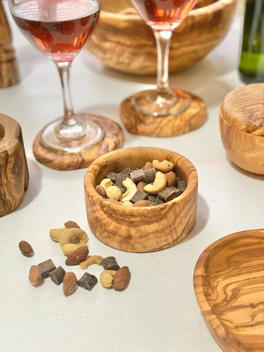 Woodware: Olive Wood Nut Bowl by Bella Cucina – Woodware: Serveware