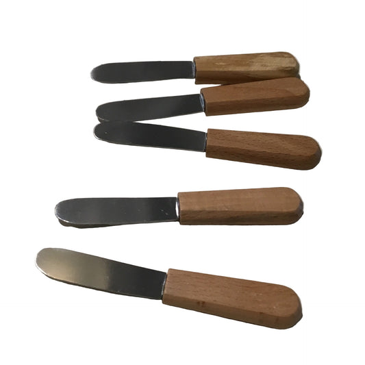 Woodwares: mini knive spreader with wooden handle by Bella Cucina – knife