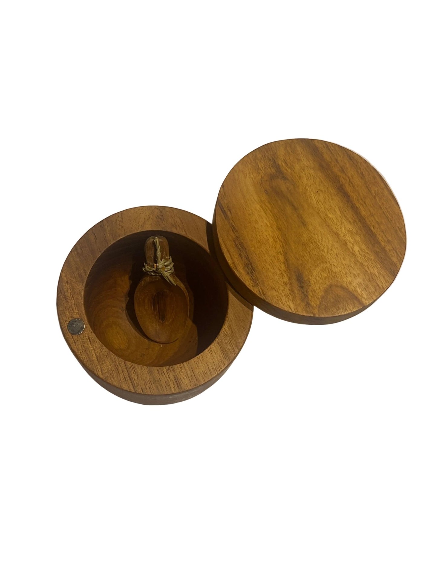 Woodwares: Olive Wood Salt & Sugar Keeper by Bella Cucina –