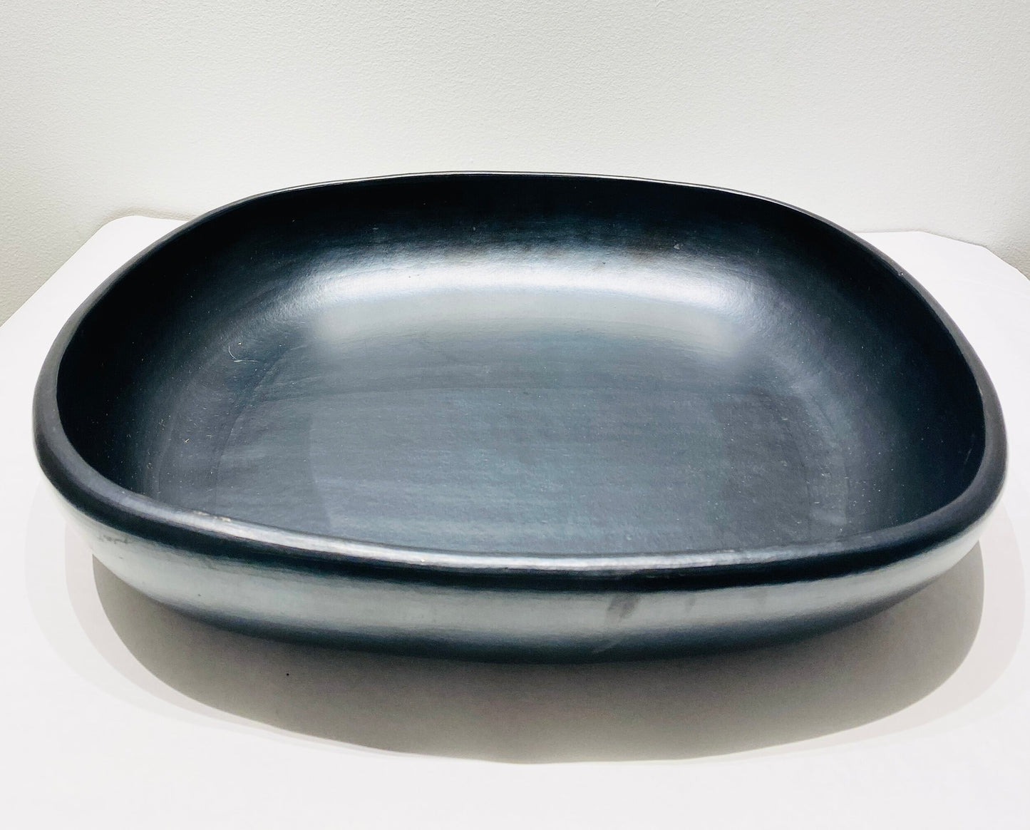 Columbian Black Clay Ceramic Nesting Platters - 3 sizes