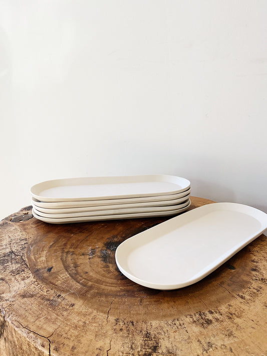 Charlotte Smith Ceramics: Hand Fired porcelain platter - 3 sizes