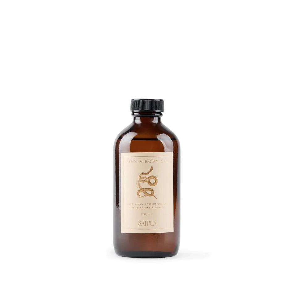 Saipua Bath & Body Oil: Rose Geranium