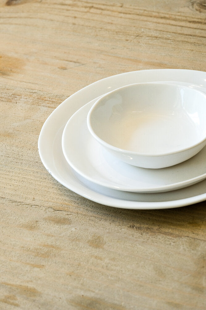 Hand-crafted 3 Piece Porcelain Place setting