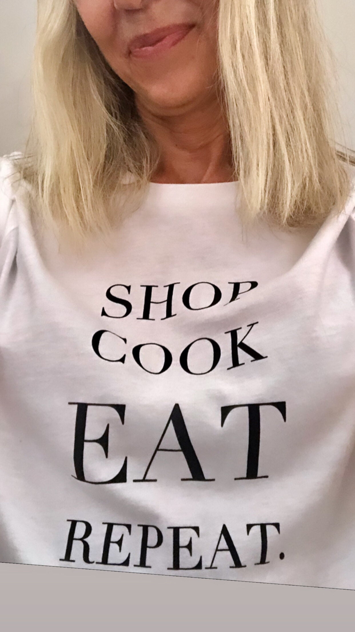 SHOP. COOK. EAT. REPEAT. T-Shirt