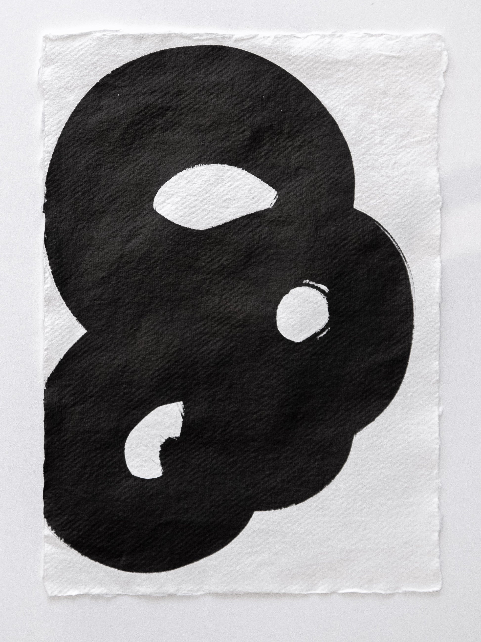Bella Cucina - AB Art Japanese Ink ensO Series: Suite of Nine Paintings - 