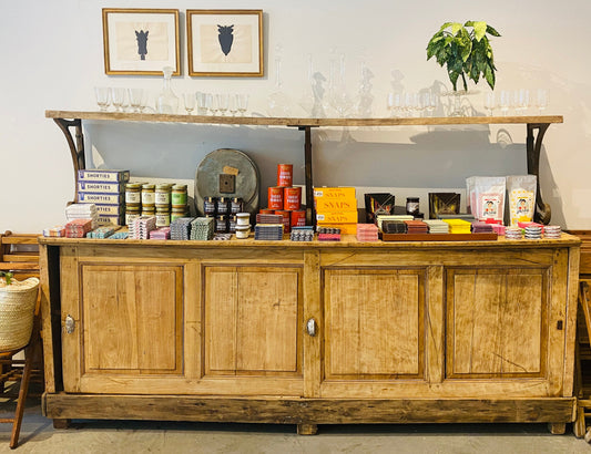 Bella Cucina - Antique European Bakery Sideboard Cabinet - 
