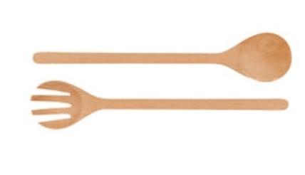 Beech Wood Salad Servers by Bella Cucina – Servingware