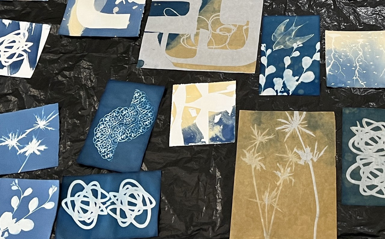 Cyanotype Workshop "Printing with the Sun” / Saturday, July 27th